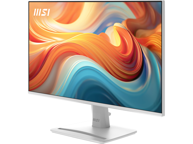 MSI - PRO MP243W E14 23.8" LCD FHD 144Hz 4ms Adaptive Sync Monitor with Built-in Speakers (DisplayPort, HDMI) - Matte White - image 5