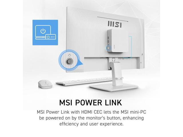 MSI - PRO MP243W E14 23.8" LCD FHD 144Hz 4ms Adaptive Sync Monitor with Built-in Speakers (DisplayPort, HDMI) - Matte White - image 12