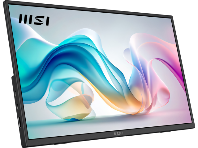 MSI - Pro MP165 E6 15.6" LCD FHD 60Hz 4ms Adaptive Sync IPS Portable Monitor with Built-in Speakers (2x type-c, HDMI) - Matte Black - image 4