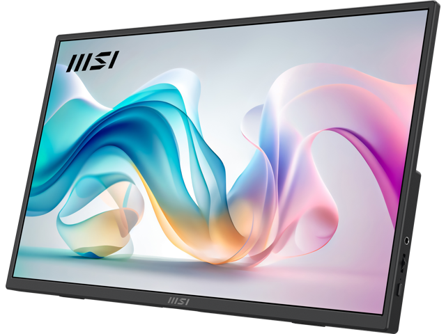 MSI - Pro MP165 E6 15.6" LCD FHD 60Hz 4ms Adaptive Sync IPS Portable Monitor with Built-in Speakers (2x type-c, HDMI) - Matte Black - image 11