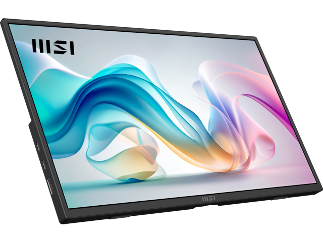 MSI - Pro MP165 E6 15.6" LCD FHD 60Hz 4ms Adaptive Sync IPS Portable Monitor with Built-in Speakers (2x type-c, HDMI) - Matte Black - image 12