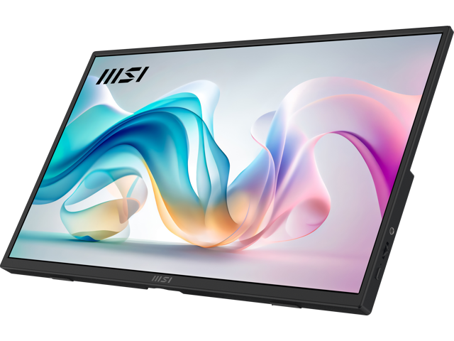 MSI - Pro MP165 E6 15.6" LCD FHD 60Hz 4ms Adaptive Sync IPS Portable Monitor with Built-in Speakers (2x type-c, HDMI) - Matte Black - image 5