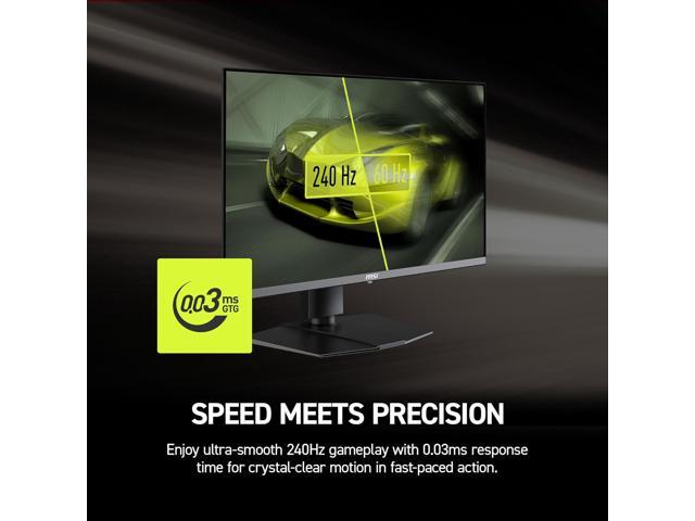 MSI - MAG 272UP QD-OLED X24 27" OLED UHD 240Hz 0.03ms Adaptive Sync Gaming Monitor with HDR 400 (DisplayPort, HDMI, USB-C) - Metallic Black - image 8