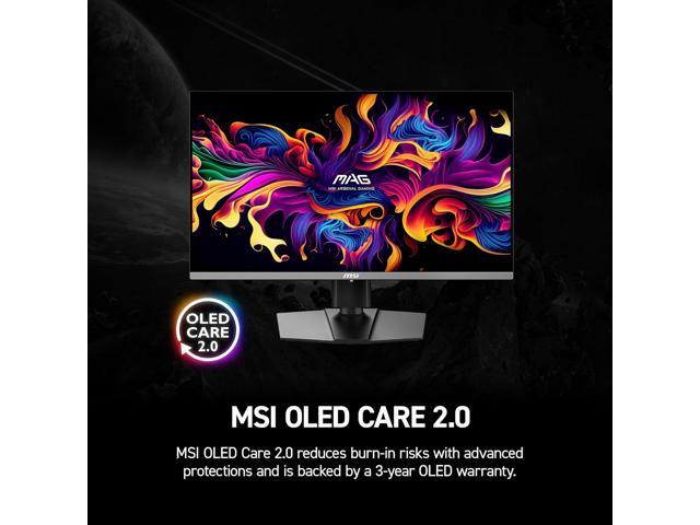 MSI - MAG 272UP QD-OLED X24 27" OLED UHD 240Hz 0.03ms Adaptive Sync Gaming Monitor with HDR 400 (DisplayPort, HDMI, USB-C) - Metallic Black - image 11