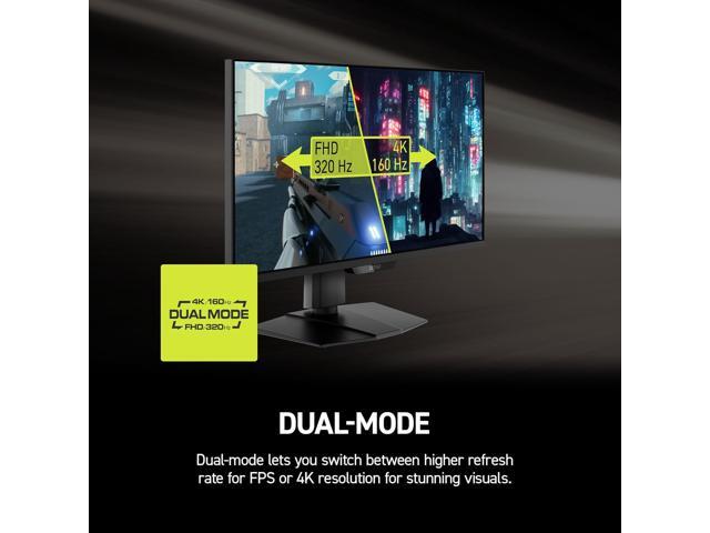 MSI - MAG 274UPDF E16M 27" MiniLED Dualmode(UHD 160Hz or FHD 320Hz)0.5ms Gaming Monitor with HDR1000(DisplayPort,HDMI,USB-C) - Metallic Black - image 9