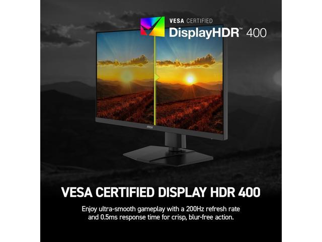 MSI - MAG 274QPF E20 27" LCD QHD 0.5ms Adaptive Sync Gaming Monitor with HDR 400 (DisplayPort, HDMI, USB-C) - Metallic Black - image 10