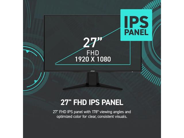 MSI - G275L E14 27" LCD FHD 144Hz 1ms Adaptive Sync Gaming Monitor (DisplayPort, HDMI) - Metallic Black - image 5