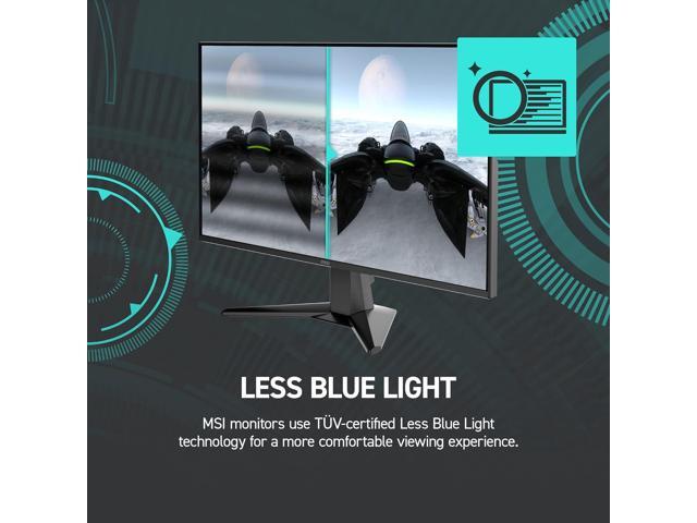 MSI - G275L E14 27" LCD FHD 144Hz 1ms Adaptive Sync Gaming Monitor (DisplayPort, HDMI) - Metallic Black - image 9