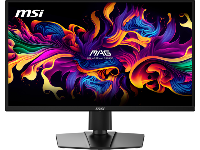 MSI 27' WQHD 2K 1440P 240Hz with Adaptive Sync 0.03ms OLED Gaming Computer Monitor with Height Adjustable, Pivot, Swivel & Tilt stand MAG 272QP...