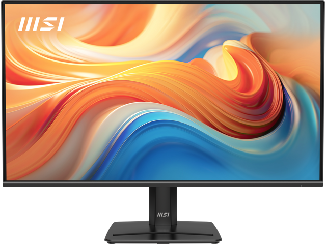 MSI - PRO MP272 E14C 2" IPS LCD FHD 144Hz 1ms Adaptive Sync Monitor HDR ready, Built-in Speakers (USB-C) - Matte Black - image 6