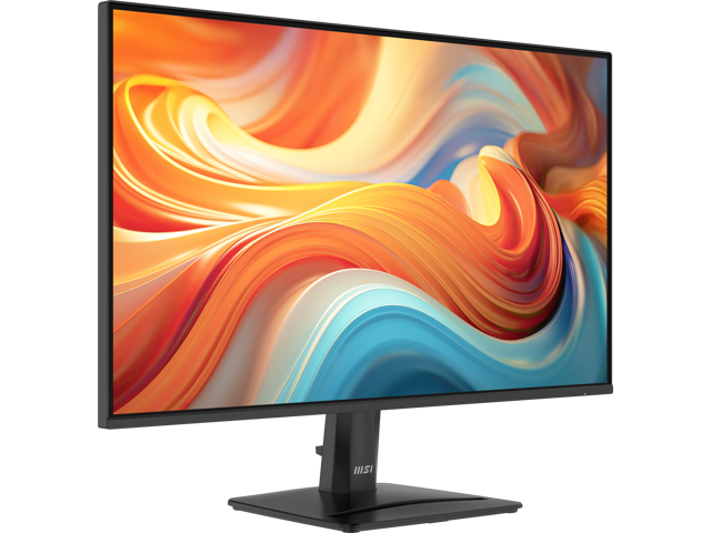 MSI - PRO MP272 E14C 2" IPS LCD FHD 144Hz 1ms Adaptive Sync Monitor HDR ready, Built-in Speakers (USB-C) - Matte Black - image 9