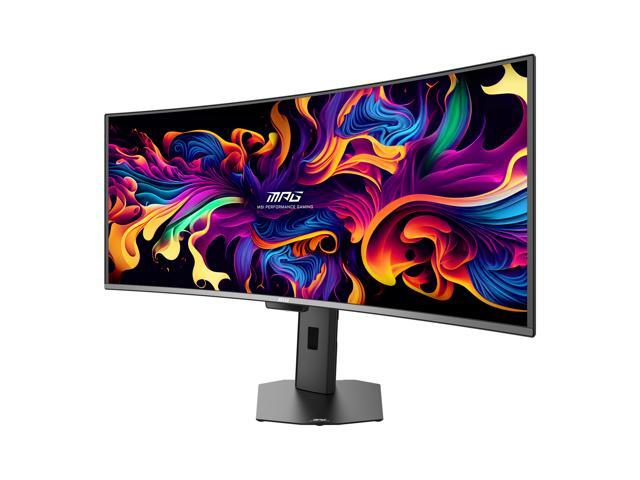 MSI - MPG341CQR QD-OLEDX36 34" Curved OLED QHD 240Hz 0.03ms Adaptive Sync Gaming Monitor with HDR400 (DisplayPort, HDMI) - Black - image 4