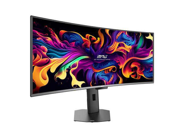 MSI - MPG341CQR QD-OLEDX36 34" Curved OLED QHD 240Hz 0.03ms Adaptive Sync Gaming Monitor with HDR400 (DisplayPort, HDMI) - Black - image 3