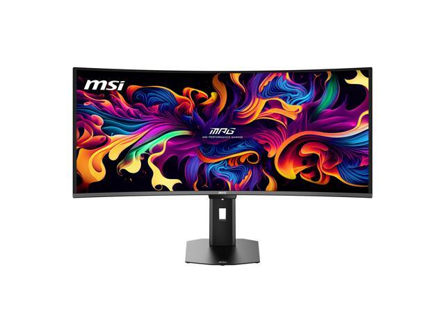 MSI - MPG341CQR QD-OLEDX36 34" Curved OLED QHD 240Hz 0.03ms Adaptive Sync Gaming Monitor with HDR400 (DisplayPort, HDMI) - Black - image 6