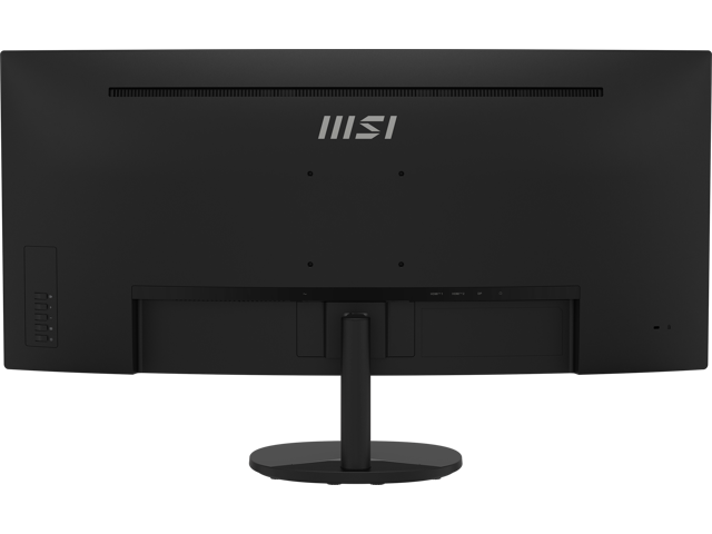 MSI - PRO MP341CQ E12 34" Curved UWQHD 120Hz 1ms VA Business Monitor with Built-in Speakers( (DisplayPort, HDMI ) - Black - image 4