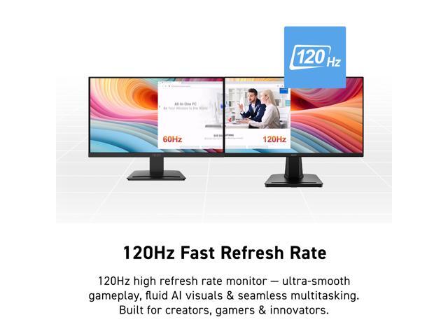 MSI - PRO MP225 E12VL 22" IPS FHD 120Hz 1ms Business Monitor with EyesErgo Tech (Video Port, HDMI) - Black - image 5