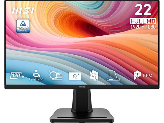Open Box - MSI 22 inch (21.45' viewable) Full HD 120Hz Adaptive Sync Anti Glare 1ms Computer Monitor with VGA D-Sub port for both work and causal...