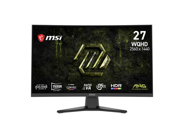 MSI - MAG 275CQDF X24 27" Curved WQHD 240Hz 0.5ms Rapid VA Dual Mode Gaming Monitor - Black - image 8