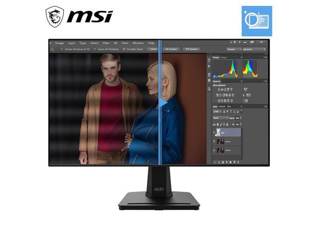 MSI - PRO MP251 E14L 24.5" IPS FHD 144Hz 1ms FreeSync Business Monitor with Built-in Speakers(Video Port, HDMI) - Black - image 4