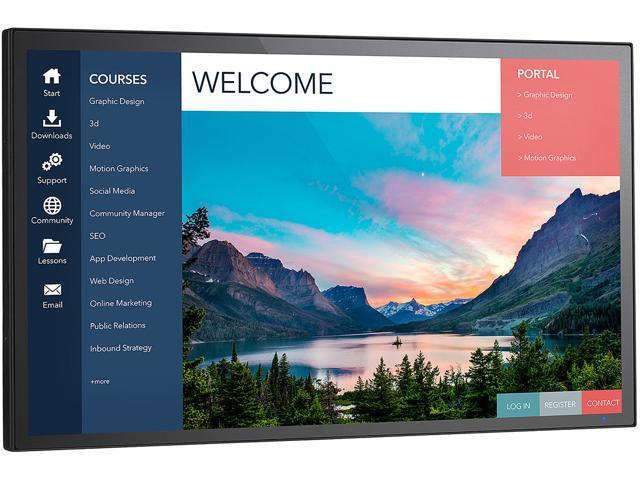 NEC Display Solutions EX241UN-PT-H 23.8' 10-point Projected Capacitive (PCAP) Touchscreen Monitor Built-in Speakers