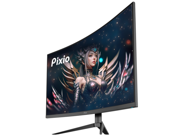 Pixio PXC325 32' (31.5' Viewable) FHD 1920 x 1080 DCI P3 97%, 165Hz 1ms FreeSync Premium and G-Sync Compatible HDR, 1500R Curved Gaming Monitor