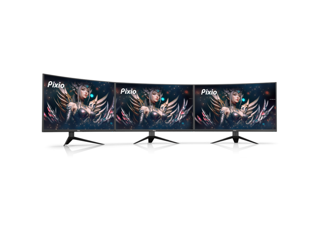 Pixio PXC325 32' (31.5' Viewable) FHD 1920 x 1080 DCI P3 97%, 165Hz 1ms FreeSync Premium and G-Sync Compatible HDR, 1500R Curved Gaming Monitor