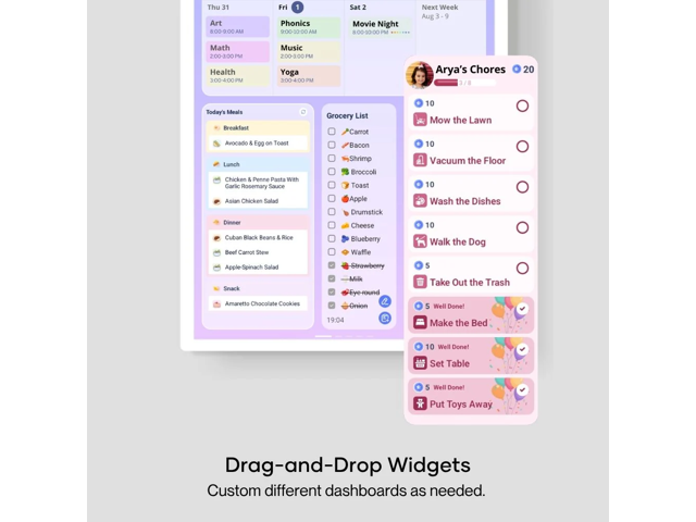 Cozyla 32" UHD4K Digital Calendar+ Tablet, Gen2 - White - image 6