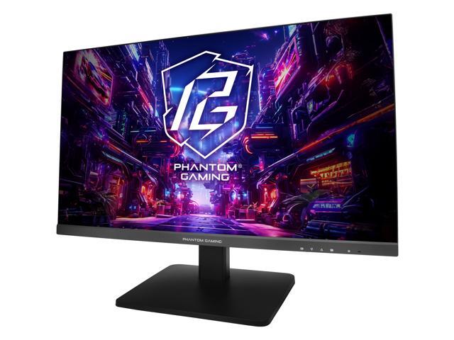 Open Box - ASRock Phantom Gaming 27' QHD 2K 1440P 180Hz IPS with AMD FreeSync (AMD Adaptive Sync) HDR400 Gaming Computer Monitor PG27QFT1B