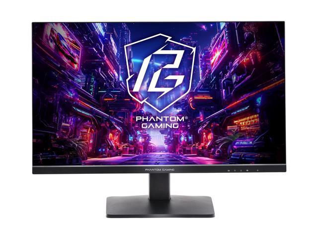 Open Box - ASRock Phantom Gaming 27' QHD 2K 1440P 180Hz IPS with AMD FreeSync (AMD Adaptive Sync) HDR400 Gaming Computer Monitor PG27QFT1B