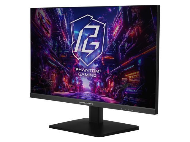 Open Box - ASRock Phantom Gaming 27' QHD 2K 1440P 180Hz IPS with AMD FreeSync (AMD Adaptive Sync) HDR400 Gaming Computer Monitor PG27QFT1B