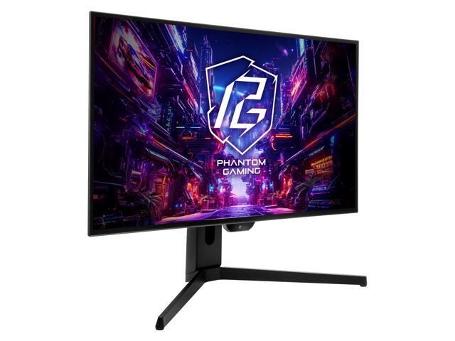 ASRock Phantom Gaming 27' QHD 2K 1440P 240Hz 0.03ms (GTG), 99% DCI-P3 with 129% sRGB Color Space, 2 x HDMI 2.1, 2 x DisplayPort 1.4, OLED Gaming...