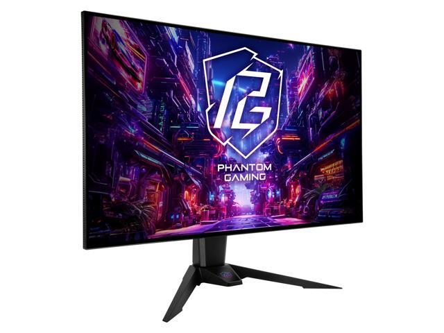 ASRock Phantom Gaming 32' DUAL MODE UHD 4K 240Hz FHD 480Hz FreeSync Premium Pro 0.03ms HDR400 USB-C Built-in Speakers OLED Gaming Computer Monitor...
