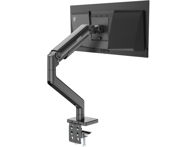 MSI MAG MT201 - Premium Heavy Duty Single Monitor Stand Arm, Supports 17-49' Screens and 44 lbs, VESA Compatible, Adjustable Spring Assisted...