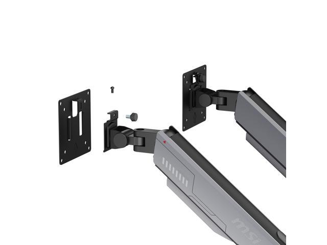 MSI MPG MT161DR - Premium RGB Dual Monitor Stand Arms, 17-38' Support, VESA Compatible, Adjustable Spring Assisted Mount, 35.2 lbs per Screen...