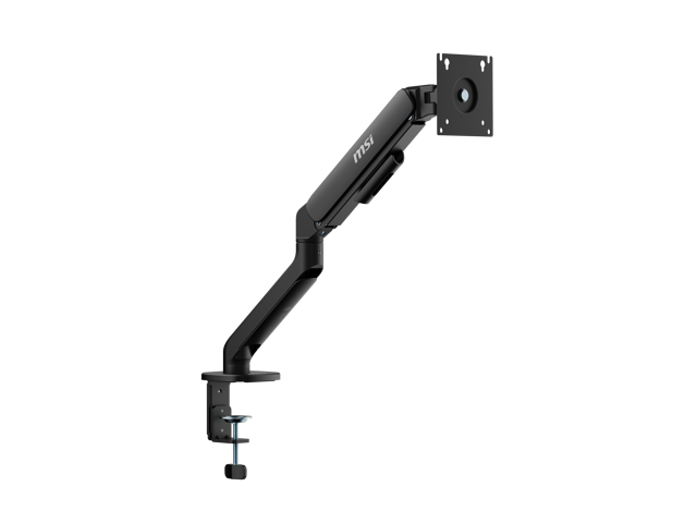 MSI MAG MT101G - Gas spring single Monitor Stand Arm, Supports 17-32' Screens and 22 lbs, VESA Compatible, Adjustable gas Spring Mount, Clamp &...