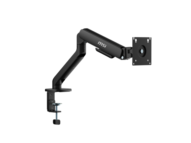 MSI MAG MT101G - Gas spring single Monitor Stand Arm, Supports 17-32' Screens and 22 lbs, VESA Compatible, Adjustable gas Spring Mount, Clamp &...