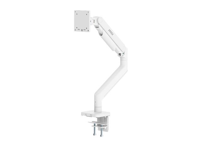 MSI MAG MT201W - Premium Heavy Duty Single Monitor Stand Arm, Supports 17-49' Screens and 44 lbs, VESA Compatible, Adjustable Spring Assisted...