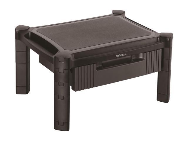 StarTech MONSTADJD Adjustable Monitor Riser - Drawer - Monitors up to 32' - Adjustable Height - Monitor Stand - Computer Monitor Riser