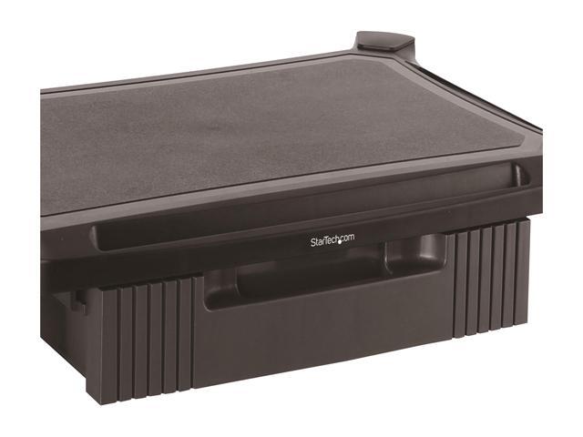 StarTech MONSTADJD Adjustable Monitor Riser - Drawer - Monitors up to 32' - Adjustable Height - Monitor Stand - Computer Monitor Riser