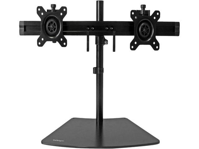 StarTech.com ARMBARDUO Dual Monitor Stand - Crossbar - Supports Monitors up to 24' - Vesa Mount - Adjustable Computer Monitor Arm