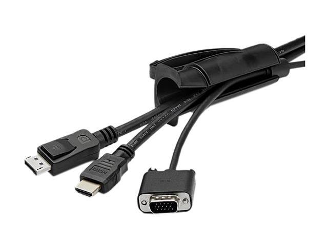 StarTech. com CMSCOILED4 2.5 m (8.2 ft.) Cable-Management Sleeve - Spiral - 45 mm (1.8 in.) Diameter