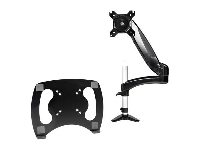 Desk Mount Laptop Arm, Full Motion Articulating Arm for Laptop or Single 34 inch Monitor, VESA Mount Laptop Tray Bracket, Ergonomic Adjustable...