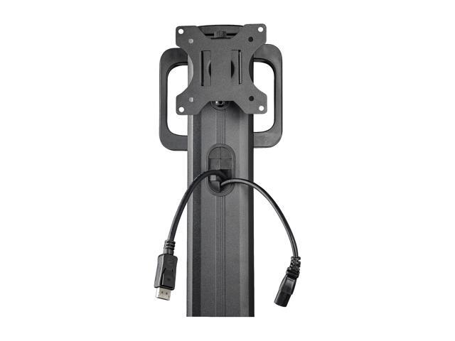 StarTech. com WKSTNCART Mobile Workstation Cart with Monitor Mount, CPU/PC Holder, Keyboard Tray