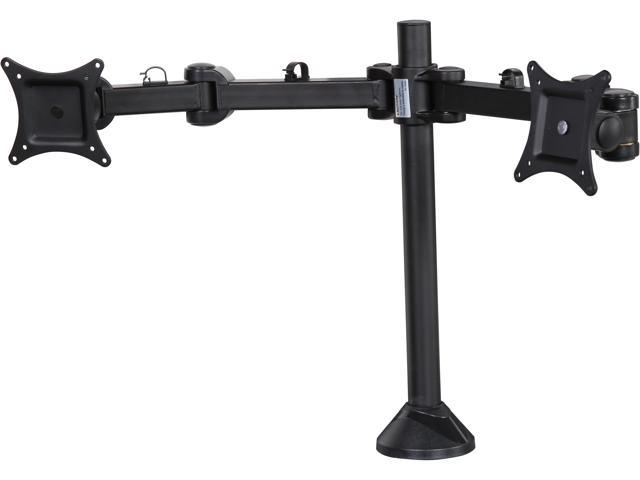 SIIG CE-MT0Q11-S1 Articulating Dual Monitor Desk Mount - 13' to 27'
