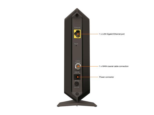 NETGEAR - 32 x 8 DOCSIS 3.0 Cable Modem - Black - image 7