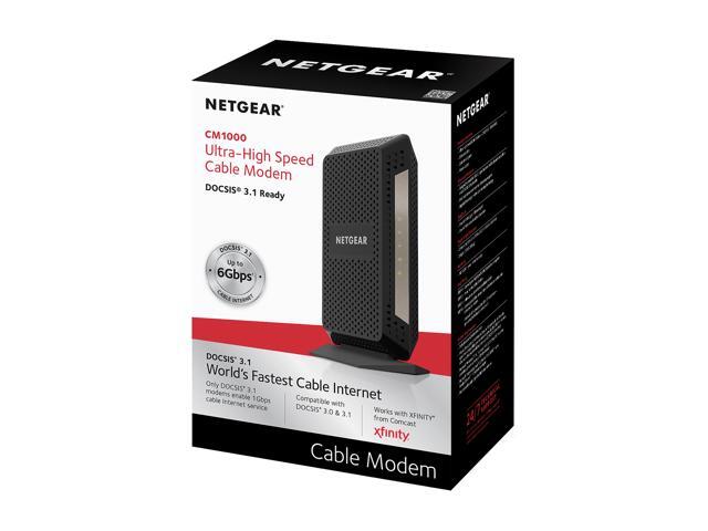 NETGEAR - Nighthawk DOCSIS 3.1 Cable Modem - Black - image 8