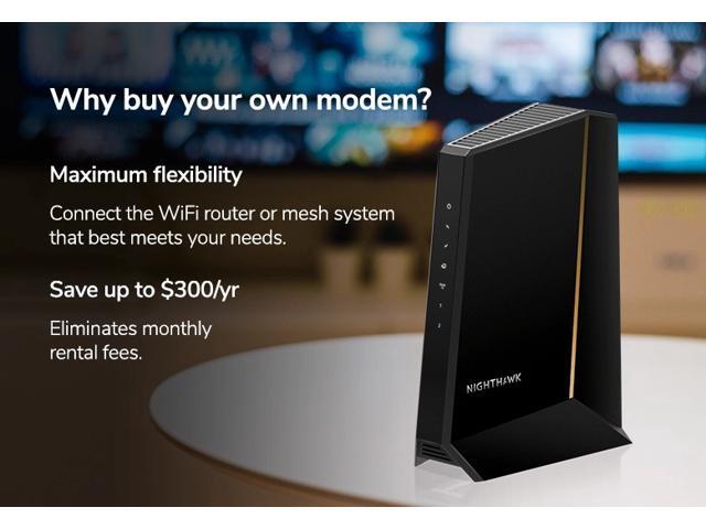 NETGEAR - Nighthawk Mid/High-Split DOCSIS 3.1 Cable Modem - Black - image 10