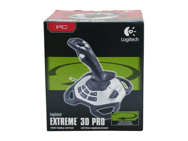 Logitech - Extreme 3D Pro Gaming Joystick for Windows - Silver/Black - image 5