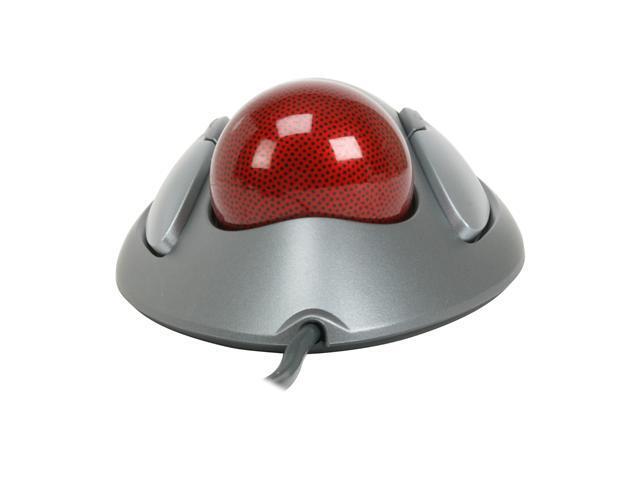 Logitech Trackman Marble Mouse, Four-Button, Programmable, Dark Gray