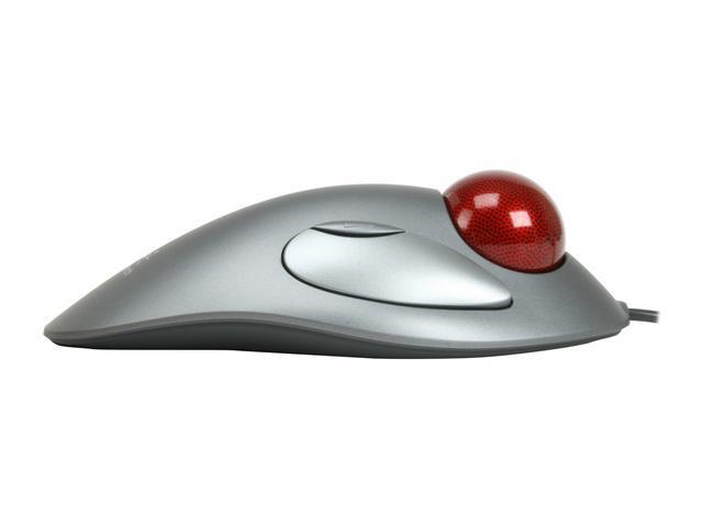 Logitech Trackman Marble Mouse, Four-Button, Programmable, Dark Gray